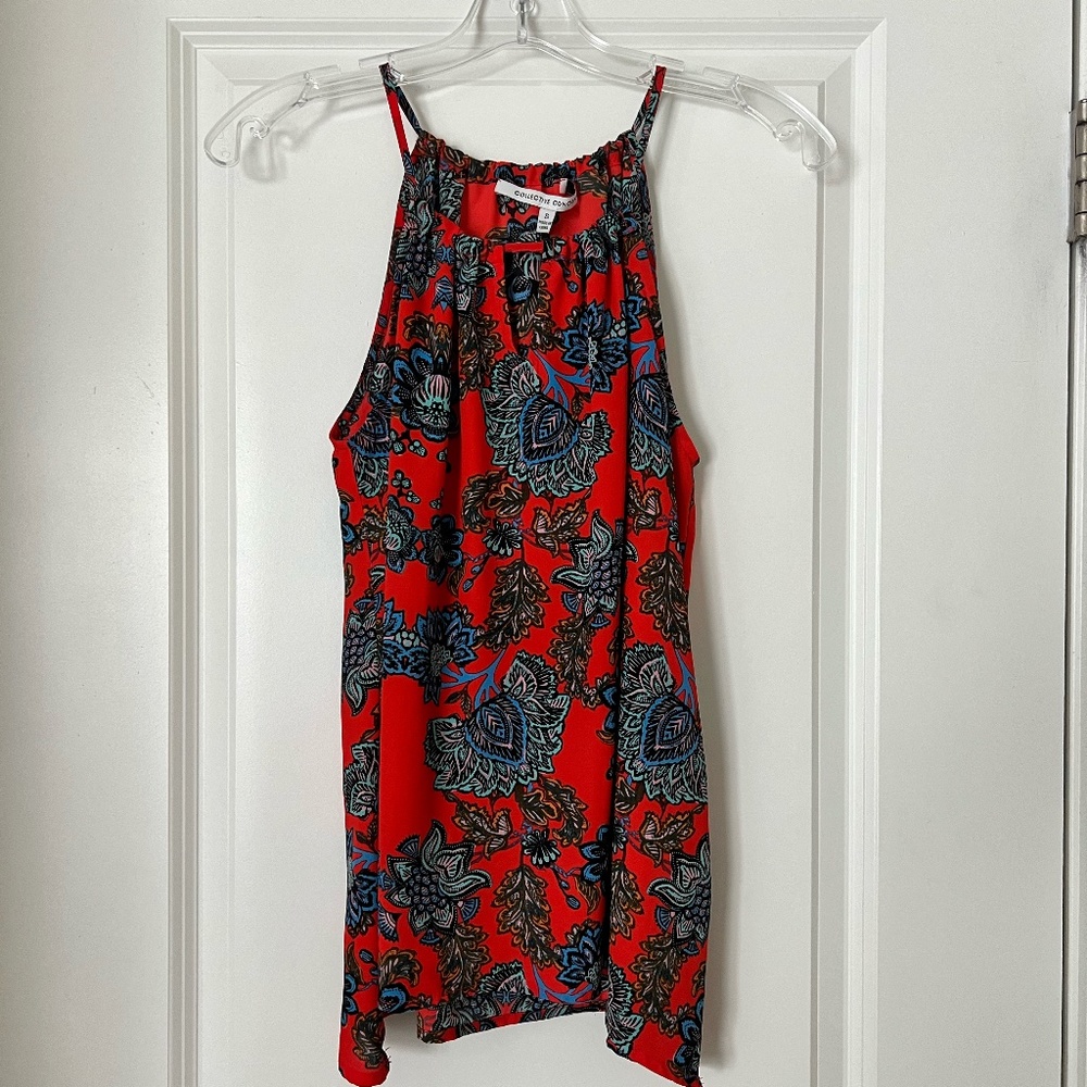 Collective Concepts Red Floral Tank